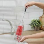 Ёрш бутылочный из синтетической щетины, 38 см, цвет МИКС