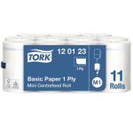 Протирочная бумага Tork базовая в мини рулоне с ЦВ (M1), 1 слой, 120 метров