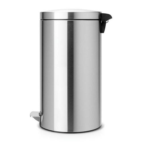 Мусорное ведро Brabantia Classic, двухсекционное, с педалью, цвет стальной матовый, 2х20 л — изображение 2