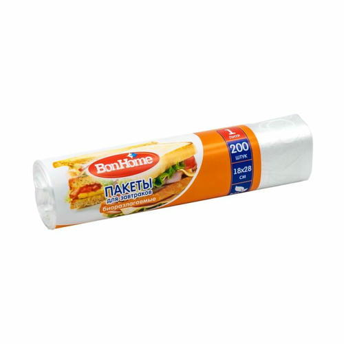 Пакеты для завтраков, BonHome, 1 л, 200 шт