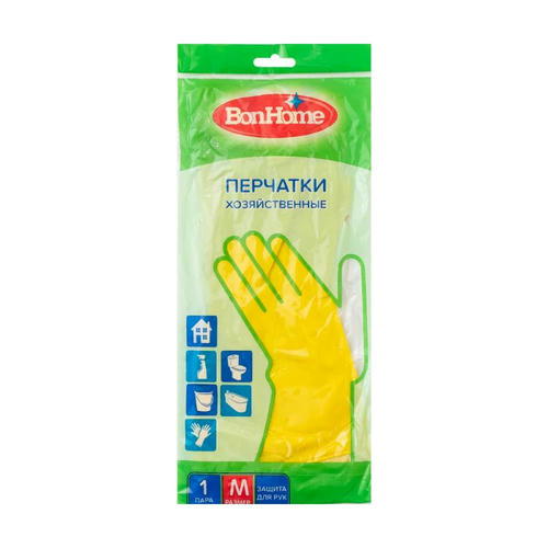 Перчатки хозяйственные, BonHome, 1 пара, в ассортименте — изображение 2