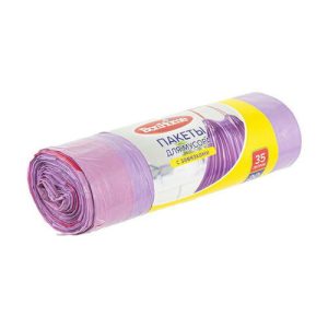 Пакеты для мусора с завязками, BonHome, 35 л, 20 шт