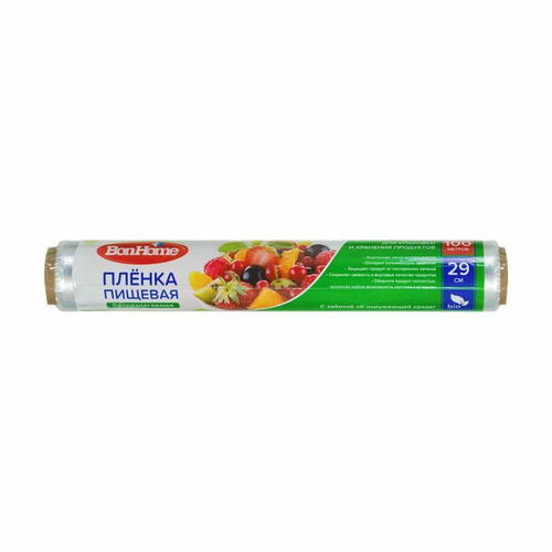 Плёнка пищевая "Биоразлагаемая", BonHome, 29 см х 100 м