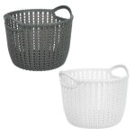 VETTA Корзина для хранения круглая Брюгге, 20x19,2x15,5 см, 2 цвета