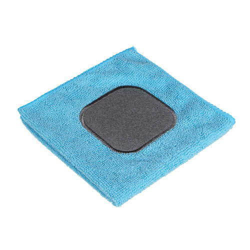 VETTA Салфетка из микрофибры универсальная, с абразивной вставкой, 30х30см, 220г/кв.м., 2 цвета — изображение 2