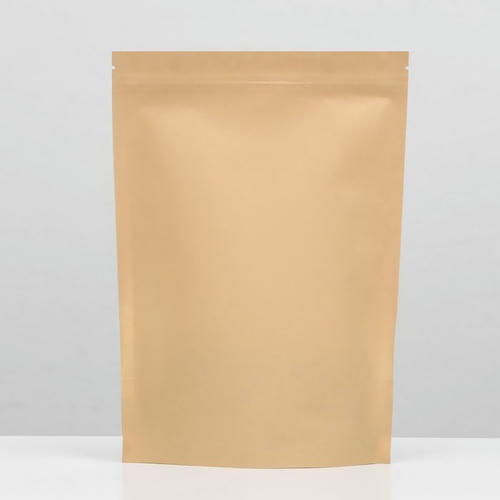 Пакет Zip-lock Крафт с прямоугольным окном 18 х 26 см - 50 шт.