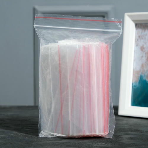 Пакет zip lock 12 х 17 см, 30 мкм - 100 шт. — изображение 2