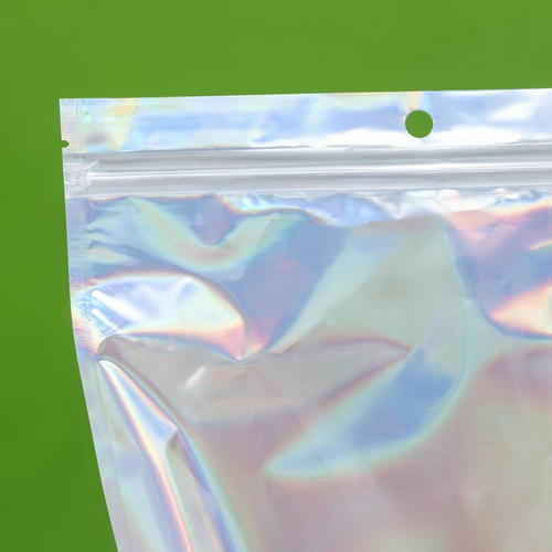 Пакет Zip-lock ПЭТ, иридисцентный, со сплошным окном, плоский, еврослот 20 х 30 см - 100 шт. — изображение 2